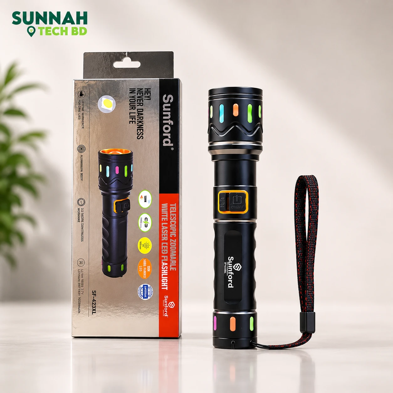 unford SF-4213ZL Zoomable Flashlight